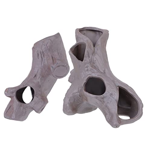 TOYANDONA 2 Stück Aquarium Dekoration Aquarium-Landschaftsdekoration Aquarium Hideaway Rock Cave Fischtankdekor Aquarium Aquarium Fischversteck für Aquarien Fischhöhle für Aquarium Ton TOYANDONA 2 Stück Aquarium Dekoration Aquarium-Landschaftsdekoration Aquarium Hideaway Rock Cave Fischtankdekor Aquarium Aquarium Fischversteck für Aquarien Fischhöhle für Aquarium Ton von TOYANDONA
