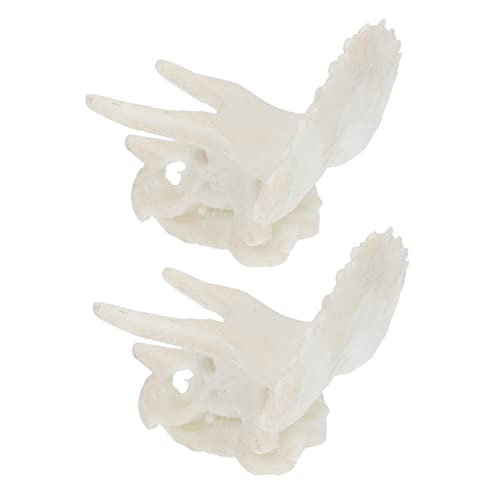 TOYANDONA 2 Stück Aquarium Dekoration Knochen Ornament für Tank Design aus Harz Sicher Reinigen für Aquarien und Wassertiere von TOYANDONA