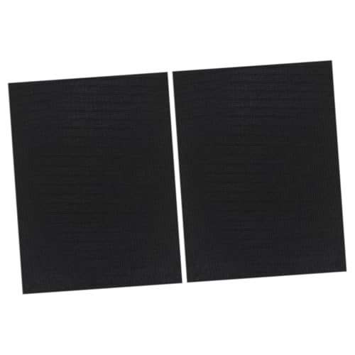 TOYANDONA 2 Stück Aquarium-Stoßdämpfer Filtermedien für Aquarien Schwammfilter Gummimatten für Boden wasserdicht Aquarienmatte selbstnivellierende Matte für Aquarien Schaum Schwarz von TOYANDONA