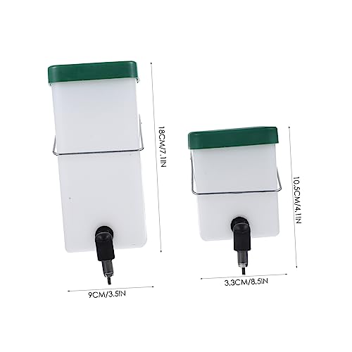 TOYANDONA 2 Stück Automatische Kaninchen Trinkflasche Teilig Auslaufsicher mit Stabilem Metallhaken Leicht zu Reinigen Geeignet für Kaninchenkäfig und Nagerhaus Zubehör für TOYANDONA 2 Stück Automatische Kaninchen Trinkflasche Teilig Auslaufsicher mit Stabilem Metallhaken Leicht zu Reinigen Geeignet für Kaninchenkäfig und Nagerhaus Zubehör für von TOYANDONA