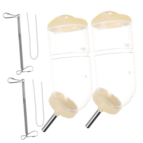 TOYANDONA 2 Stück Automatischer Haustier Wasserspender mit Rollkopf Hängender Futter und Trinkspender für Hamster Meerschweinchen Kaninchen Auslaufsicher Einfach zu Reinigen TOYANDONA 2 Stück Automatischer Haustier Wasserspender mit Rollkopf Hängender Futter und Trinkspender für Hamster Meerschweinchen Kaninchen Auslaufsicher Einfach zu Reinigen von TOYANDONA