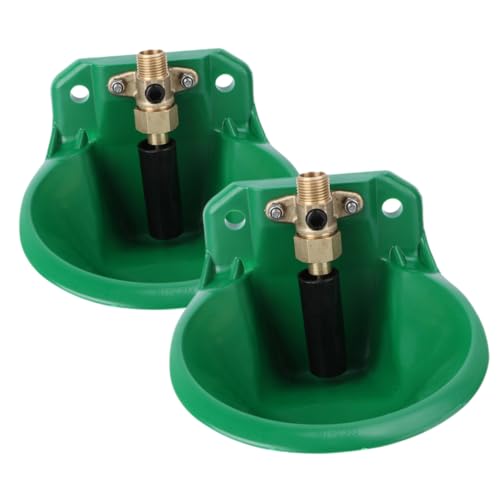 TOYANDONA 2 Stück Automatischer Tränkebrunnen für Schafe mit Kupferventil Robuste Wasserschüssel für Schafe und Ziegen rutschfest und Leicht zu Installieren für Nutztiere TOYANDONA 2 Stück Automatischer Tränkebrunnen für Schafe mit Kupferventil Robuste Wasserschüssel für Schafe und Ziegen rutschfest und Leicht zu Installieren für Nutztiere von TOYANDONA