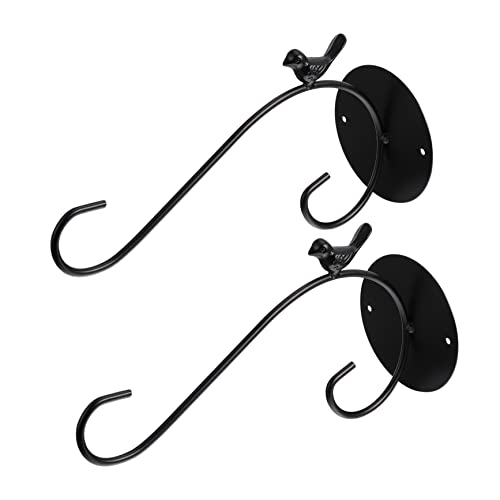 TOYANDONA 2 Stück Blumenständerhaken Aus Schmiedeeisen Hängende Wandpflanzen Lebende Sukkulenten Pflanzen Pflanzenwandkleiderbügel Outdoor-Haken Pflanzenhaken Wandhalterung Black TOYANDONA 2 Stück Blumenständerhaken Aus Schmiedeeisen Hängende Wandpflanzen Lebende Sukkulenten Pflanzen Pflanzenwandkleiderbügel Outdoor-Haken Pflanzenhaken Wandhalterung Black von TOYANDONA