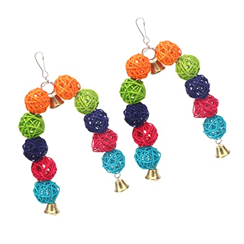 TOYANDONA 2 Stück Essigvogelspielzeug Rattan Kleine Vogelspielzeug kaubar beißen kleine Papageienspielzeuge Papageienkauspielzeug Papagei Kauspielzeug Kautspielzeug Sepak Takraw TOYANDONA 2 Stück Essigvogelspielzeug Rattan Kleine Vogelspielzeug kaubar beißen kleine Papageienspielzeuge Papageienkauspielzeug Papagei Kauspielzeug Kautspielzeug Sepak Takraw von TOYANDONA