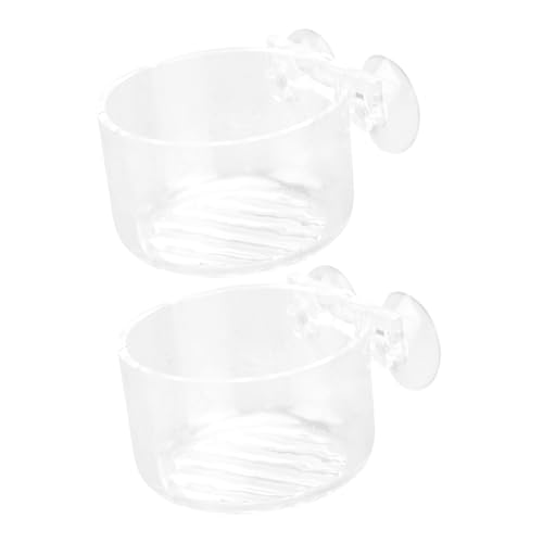TOYANDONA 2 Stück Fischfutterspender Teiliges aus Klarem Acryl mit Saugnapf Langlebiger Futterbecher für Aquarium Praktisch Kompakt Installieren Schont Wasserqualität für Fisch und TOYANDONA 2 Stück Fischfutterspender Teiliges aus Klarem Acryl mit Saugnapf Langlebiger Futterbecher für Aquarium Praktisch Kompakt Installieren Schont Wasserqualität für Fisch und von TOYANDONA