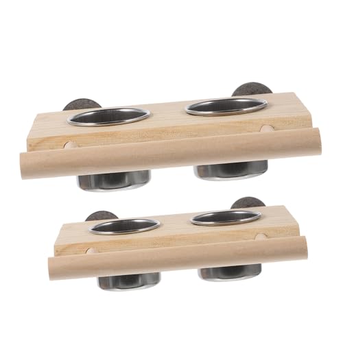 TOYANDONA 2 Stück Futternapf für Papageien Futter und Wassernäpfe mit Ständer für Sittiche Nymphensittiche und Andere Kleine Vögel Leicht zu Installieren und Langlebig TOYANDONA 2 Stück Futternapf für Papageien Futter und Wassernäpfe mit Ständer für Sittiche Nymphensittiche und Andere Kleine Vögel Leicht zu Installieren und Langlebig von TOYANDONA