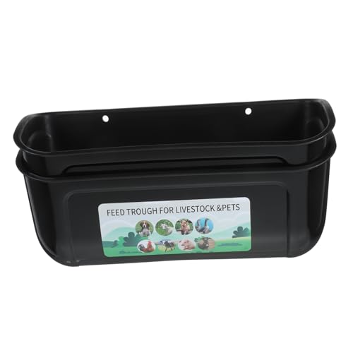 TOYANDONA 2 Stück Hängender Futterautomat für Geflügel Robuster Futtertrog für Hühner Enten Gänse und Ziegen Leicht zu Reinigen Installieren für Bauernhöfe Geeignet von TOYANDONA
