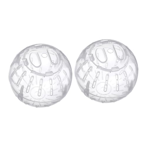 TOYANDONA 2 Stück Hamster- Hamster-übungsbälle Rennmaus Rad Hamsterrad Groß Hamsterrad Leise Meerschweinchen Rad Rennmausbälle Zum Laufen Mausrad Hamsterbedarf Transparent Plastik TOYANDONA 2 Stück Hamster- Hamster-übungsbälle Rennmaus Rad Hamsterrad Groß Hamsterrad Leise Meerschweinchen Rad Rennmausbälle Zum Laufen Mausrad Hamsterbedarf Transparent Plastik von TOYANDONA
