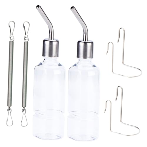 TOYANDONA 2stücke Hamster Trinkflasche Mit Edelstahl-nippel Wasserspender Für Meerschweinchen Für Kleintiere Wie Zwerghamster Igel Und Mäuse Auslaufsicher Und Installieren TOYANDONA 2stücke Hamster Trinkflasche Mit Edelstahl-nippel Wasserspender Für Meerschweinchen Für Kleintiere Wie Zwerghamster Igel Und Mäuse Auslaufsicher Und Installieren von TOYANDONA