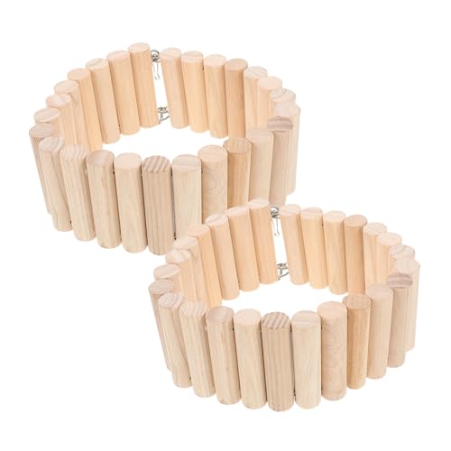 TOYANDONA 2 Stück Holz-kletterleiterbrücke Für Hamster, Tragbares Klettergerüst Für Haustiere, Leiterspielzeug Für Kleintiere, Für Hamster, Rennmäuse, Meerschweinchen, von TOYANDONA
