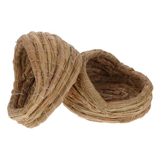 TOYANDONA 2 Stück Hühner Legehaus Strohgewebtes Haustierbett Hühnerschlafhaus Hühnerstall Kleintiere Schlafhaus Strohgewebtes Hühnernest Gewebtes Strohnest Hühnerlegenestbett TOYANDONA 2 Stück Hühner Legehaus Strohgewebtes Haustierbett Hühnerschlafhaus Hühnerstall Kleintiere Schlafhaus Strohgewebtes Hühnernest Gewebtes Strohnest Hühnerlegenestbett von TOYANDONA