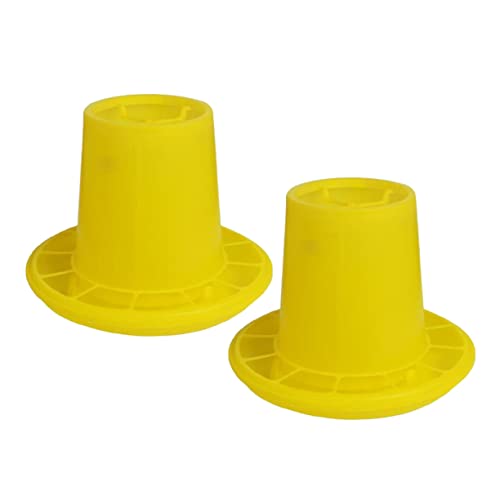 TOYANDONA 2 Stück Hühnerfutter Futterspender Futtertröge Für Geflügel Container Wasserspender Für Hühner Grübler Geflügeltrinker Geflügelfutter Automatisches Huhn Hühnertrog Gelb Plastik TOYANDONA 2 Stück Hühnerfutter Futterspender Futtertröge Für Geflügel Container Wasserspender Für Hühner Grübler Geflügeltrinker Geflügelfutter Automatisches Huhn Hühnertrog Gelb Plastik von TOYANDONA