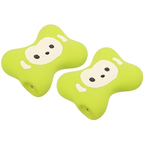 TOYANDONA 2 Stück Hundespielzeug für Welpen Lautloser Langlebiger Kautschuk für Kleine Hunde Interaktives Quietschspielzeug zur Beschäftigung und Gesunder Zahnentwicklung Grüne Knochenform TOYANDONA 2 Stück Hundespielzeug für Welpen Lautloser Langlebiger Kautschuk für Kleine Hunde Interaktives Quietschspielzeug zur Beschäftigung und Gesunder Zahnentwicklung Grüne Knochenform von TOYANDONA