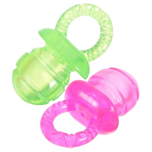 TOYANDONA 2 Stück Hundezahnungsspielzeug Farbenfrohes Kauspielzeug für Welpen Kreatives und Beißfestes für Hunde TPR für Spiel und Zahnpflege TOYANDONA 2 Stück Hundezahnungsspielzeug Farbenfrohes Kauspielzeug für Welpen Kreatives und Beißfestes für Hunde TPR für Spiel und Zahnpflege von TOYANDONA