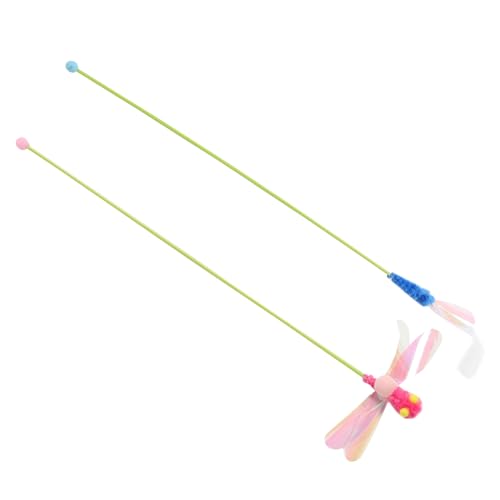 TOYANDONA 2 Stück Interaktive Katzenspielzeug Angel mit Lustigem Design für Kätzchen und Katzen Fördert die Interaktion und Unerwünschtes Beißen Langlebig und Sicher für TOYANDONA 2 Stück Interaktive Katzenspielzeug Angel mit Lustigem Design für Kätzchen und Katzen Fördert die Interaktion und Unerwünschtes Beißen Langlebig und Sicher für von TOYANDONA