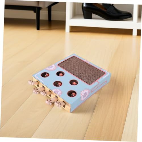 TOYANDONA 2 Stück Interaktives Katzenspielzeug Teiliges Katzenspiel Puzzle Box Katzenkratzbrett aus Karton Fördert und Bewegung für Indoor Katzen Aller Altersstufen TOYANDONA 2 Stück Interaktives Katzenspielzeug Teiliges Katzenspiel Puzzle Box Katzenkratzbrett aus Karton Fördert und Bewegung für Indoor Katzen Aller Altersstufen von TOYANDONA
