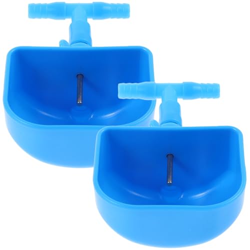 TOYANDONA 2 Stück Kaninchen-wasserbrunnen Spender Isoliert Käfig Haustier Hase Wassernapf Hasenzucht-wassernapf Kaninchen-trinkgerät Trinkschalen Kaninchen Trinkflasche Blue Plastik von TOYANDONA