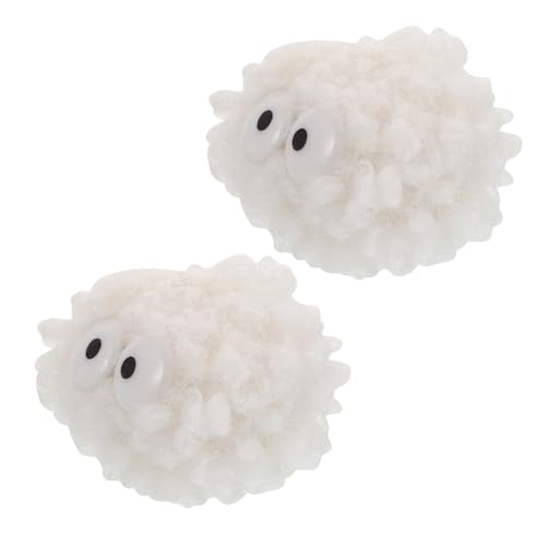 TOYANDONA 2 Stück Katzen Haben Spaß Pompom Katzenspielzeug Kätzchen Trainingsbälle Katzen Nervenspielzeug Ball Katze Kätzchen Haustier Training Interaktives Katzenspielzeug von TOYANDONA