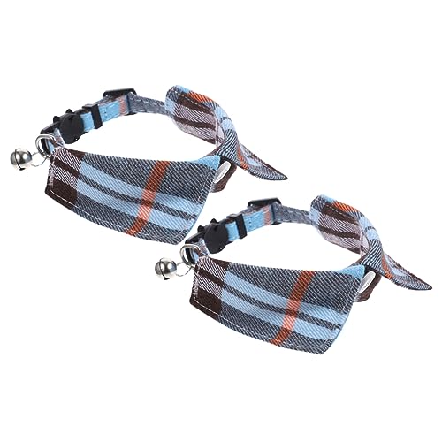 TOYANDONA 2 Stück Katzenhalsband Klein Kariert Für Katzen Mit Glöckchen Weiche Katzenhalsbänder Namensschild Haustier Für Kätzchen Verstellbar Kätzchenhalsband TOYANDONA 2 Stück Katzenhalsband Klein Kariert Für Katzen Mit Glöckchen Weiche Katzenhalsbänder Namensschild Haustier Für Kätzchen Verstellbar Kätzchenhalsband von TOYANDONA