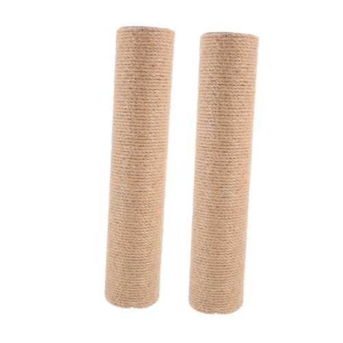 TOYANDONA 2 Stück Katzenkratzsäule Ersatzteil Hohe Sisal Kratzsäule für Katzen DIY Katzenbaum Zubehörteile für Innenräume Platzsparendes Design für Wohnungen von TOYANDONA