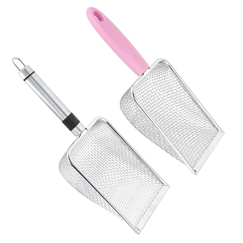 TOYANDONA 2 Stück Katzentoilettensieb aus mit Ergonomischem Griff Feinmaschiger Sandschaufel für Präzises Reinigen Robuste Katzenschaufel für Katzenstreu und Haustier Wc TOYANDONA 2 Stück Katzentoilettensieb aus mit Ergonomischem Griff Feinmaschiger Sandschaufel für Präzises Reinigen Robuste Katzenschaufel für Katzenstreu und Haustier Wc von TOYANDONA