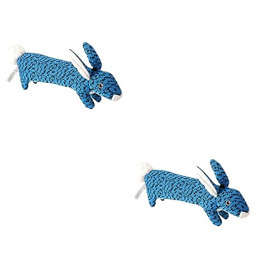 TOYANDONA 2st Kauspielzeug Spielzeug Für Haustiere Quietschendes Hundespielzeug Haustier Hund Streifen von TOYANDONA