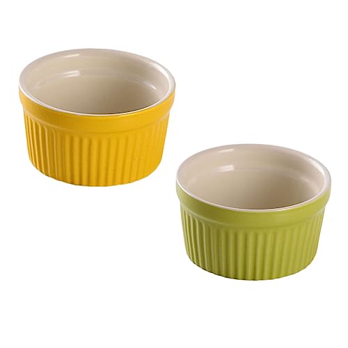 TOYANDONA 2 Stück Keramik Backförmchen Kuchenform Porzellan Backförmchen Schalen Brot Gärkörbchen Kuchenform Pudding Backförmchen Kuchenform Brulee Geschirr Gewürzschale TOYANDONA 2 Stück Keramik Backförmchen Kuchenform Porzellan Backförmchen Schalen Brot Gärkörbchen Kuchenform Pudding Backförmchen Kuchenform Brulee Geschirr Gewürzschale von TOYANDONA