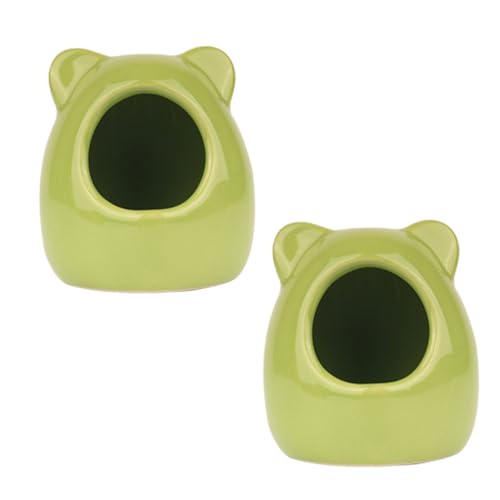 TOYANDONA 2 Stück Keramik Hamster Nest Kühlendes Kleines Haustier Nest aus Langlebiger Keramik Komfortables und Kühlhaus für Hamster Chinchilla und Kleine Nager Leicht Tragbar und Einfach TOYANDONA 2 Stück Keramik Hamster Nest Kühlendes Kleines Haustier Nest aus Langlebiger Keramik Komfortables und Kühlhaus für Hamster Chinchilla und Kleine Nager Leicht Tragbar und Einfach von TOYANDONA