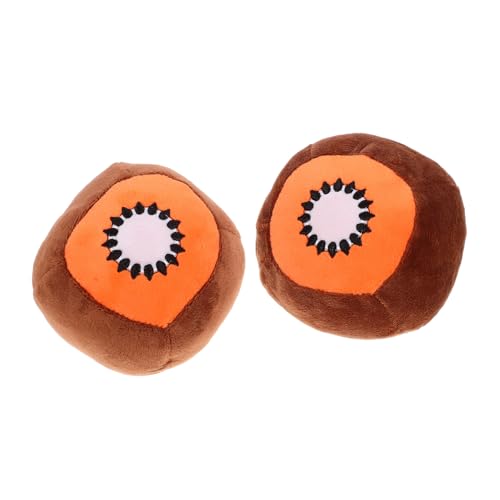TOYANDONA 2 Stück Kiwi Förmiges Quietschendes Kauspielzeug aus Langlebigem Material für Zahnreinigung und Zahnpflege Interaktives Trainingsspielzeug für Kleine und Mittlere TOYANDONA 2 Stück Kiwi Förmiges Quietschendes Kauspielzeug aus Langlebigem Material für Zahnreinigung und Zahnpflege Interaktives Trainingsspielzeug für Kleine und Mittlere von TOYANDONA