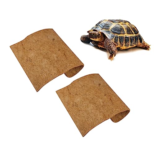 TOYANDONA 2 Stück Kokosfaser Matte für Reptilien Atmungsaktives und Umweltfreundliches Terrarium Bett für Reptilien und Kleintiere Braun TOYANDONA 2 Stück Kokosfaser Matte für Reptilien Atmungsaktives und Umweltfreundliches Terrarium Bett für Reptilien und Kleintiere Braun von TOYANDONA