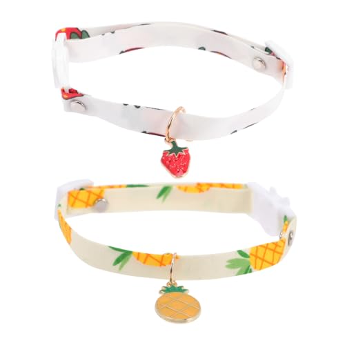 TOYANDONA 2 Stück Kragenzubehör züchten Glocke Katzenhalsbänder für Katzen Haustierhalsband für Katzen weicher Hundehalsband Verstellbare Welpen -ID -Kragen Legierung TOYANDONA 2 Stück Kragenzubehör züchten Glocke Katzenhalsbänder für Katzen Haustierhalsband für Katzen weicher Hundehalsband Verstellbare Welpen -ID -Kragen Legierung von TOYANDONA