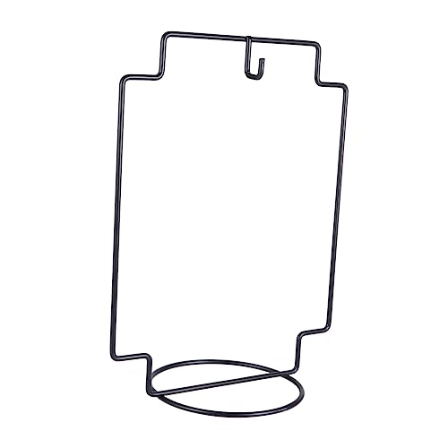 TOYANDONA 2 Stück Micro Landscape Flaschenhalter Haken Luftpflanzenhalter Stand Pflanzenbügel hängend Aufhängevorrichtung für Blumentöpfe Blumenregal Schmuckaufhänger Black von TOYANDONA