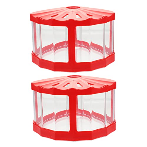 TOYANDONA 2 Stück Mini Fischbecken mit LED Beleuchtung Kompakte Aquarien für Betta Fische Tischdekoration und Kreative Mikro Landschaften von TOYANDONA