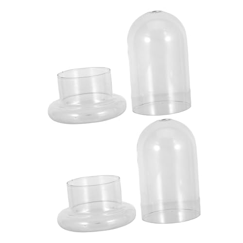 TOYANDONA 2 Stück Moosflasche für Miniatur DIY Glasflasche mit Loch für Terrarien und Kreative Dekoration Zuhause von TOYANDONA