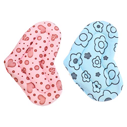 TOYANDONA 2 Stück Nestmatte für Haustiere tierkissen haustierbett Hamsterküsse pet Bed Meerschweinchen Träger Meerschweinchenkäfig Winter Hamster pad warme Unterlage für Eichhörnchen Stoff von TOYANDONA