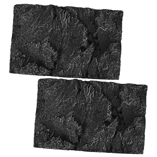 TOYANDONA 2 Stück PU Hintergrundplatte für Reptilienbecken Terrarium Dekorationsplatte für Aquarium und Schildkrötenbecken Lebensechte Felsenoptik und Pflegeleicht TOYANDONA 2 Stück PU Hintergrundplatte für Reptilienbecken Terrarium Dekorationsplatte für Aquarium und Schildkrötenbecken Lebensechte Felsenoptik und Pflegeleicht von TOYANDONA