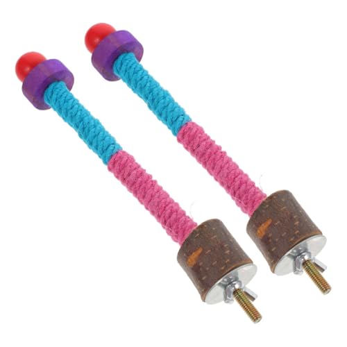 TOYANDONA 2 Stück Papageienstangenspielzeug Biss Ringe papageien zubehör vogelgitter für Opa Weihnachten Käfig Glocke Kolibri Netz Vogel Stehen Sittich Barsch Baumwollseil TOYANDONA 2 Stück Papageienstangenspielzeug Biss Ringe papageien zubehör vogelgitter für Opa Weihnachten Käfig Glocke Kolibri Netz Vogel Stehen Sittich Barsch Baumwollseil von TOYANDONA