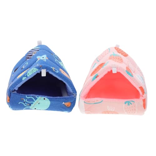 TOYANDONA 2 Stück Pet Cotton Nest für Hamster und Kleine Haustiere aus Langlebigem Baumwollmaterial Niedliches Igel Design Gemütliches Schlafhaus und Versteck für Zwerghamster und Kleine TOYANDONA 2 Stück Pet Cotton Nest für Hamster und Kleine Haustiere aus Langlebigem Baumwollmaterial Niedliches Igel Design Gemütliches Schlafhaus und Versteck für Zwerghamster und Kleine von TOYANDONA