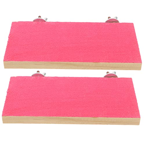 TOYANDONA 2 Stück Pet Platform Accessoires Landung Papagei Sandbarsch Sittiche Papageien Steht klein Ruhestand für Vogel Plattform Barsch für Vögel Vogelbarsch hölzern Rosa TOYANDONA 2 Stück Pet Platform Accessoires Landung Papagei Sandbarsch Sittiche Papageien Steht klein Ruhestand für Vogel Plattform Barsch für Vögel Vogelbarsch hölzern Rosa von TOYANDONA