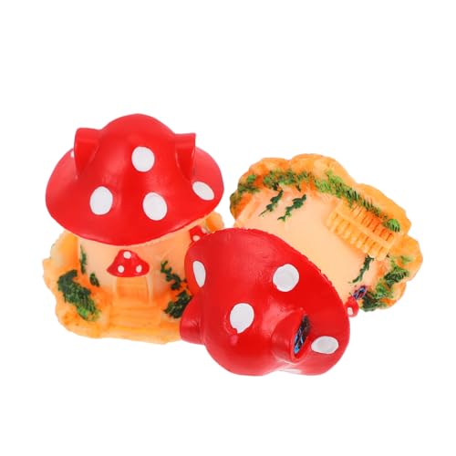 TOYANDONA 2 Stück Pilzhaus Deko für Reptilienbox Simulation Gartenfigur Natürliche Atmosphäre Kreative Terrarien Dekoration TOYANDONA 2 Stück Pilzhaus Deko für Reptilienbox Simulation Gartenfigur Natürliche Atmosphäre Kreative Terrarien Dekoration von TOYANDONA