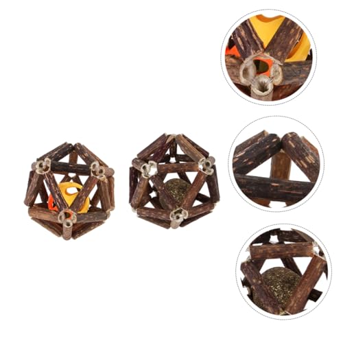 TOYANDONA 2 Stück Polygonale Backenzahnkugel Ballspielzeug Für Katzen Für Kätzchen Schleifspielzeug Für Haustiere Haustier-trainingsspielzeug Kauball Für Haustiere Plastik TOYANDONA 2 Stück Polygonale Backenzahnkugel Ballspielzeug Für Katzen Für Kätzchen Schleifspielzeug Für Haustiere Haustier-trainingsspielzeug Kauball Für Haustiere Plastik von TOYANDONA
