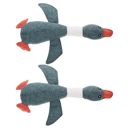 TOYANDONA 2 Stück Quietschtier für Kleine Interaktives Plüschspielzeug zur Zahnreinigung und Unterhaltung für Spielstunden und Teething Probleme von TOYANDONA