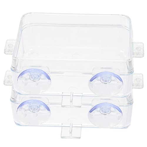 TOYANDONA 2 Stück Reptilien Futterstation Transparente Saugnapf Futterschalen für Reptilien Einfach zu Reinigen und Platzsparend für Geckos Schildkröten und Andere Haustiere TOYANDONA 2 Stück Reptilien Futterstation Transparente Saugnapf Futterschalen für Reptilien Einfach zu Reinigen und Platzsparend für Geckos Schildkröten und Andere Haustiere von TOYANDONA