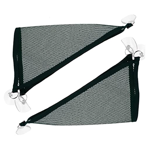 TOYANDONA 2 Stück Reptilien Hängematte Grün Mesh Material Atmungsaktiv für Bartagame Kleintier Haustierbett Kletterspielplatz Erweiterung Lebensraum von TOYANDONA