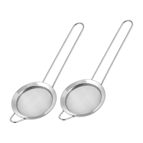 TOYANDONA 2 Stück Reptilien Sandsieb Schaufel aus Edelstahl mit Feinem Maschengewebe zur Reinigung von Terrarien Substraten und Reptilienstreu Sicher Stabil Geruchsneutral für Wüstenechsen TOYANDONA 2 Stück Reptilien Sandsieb Schaufel aus Edelstahl mit Feinem Maschengewebe zur Reinigung von Terrarien Substraten und Reptilienstreu Sicher Stabil Geruchsneutral für Wüstenechsen von TOYANDONA