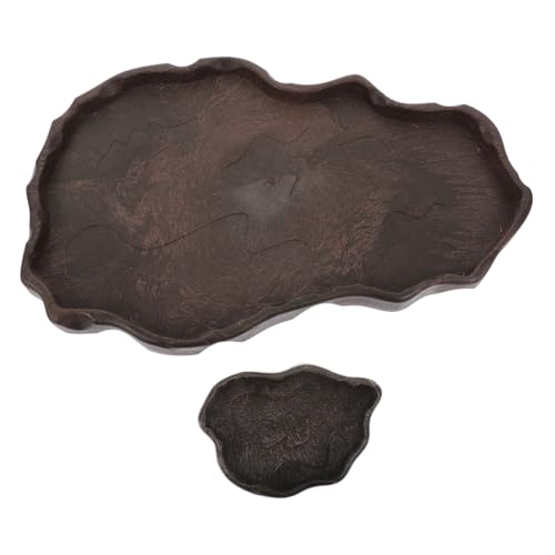 TOYANDONA 2 Stück Reptilien Wassernapf aus Resin mit Kleinem und Großem Napf Langlebig und Praktisch Geeignet als Futter Wasserschale für Eidechsen Schildkröten und Kriechtiere im Terrarium TOYANDONA 2 Stück Reptilien Wassernapf aus Resin mit Kleinem und Großem Napf Langlebig und Praktisch Geeignet als Futter Wasserschale für Eidechsen Schildkröten und Kriechtiere im Terrarium von TOYANDONA