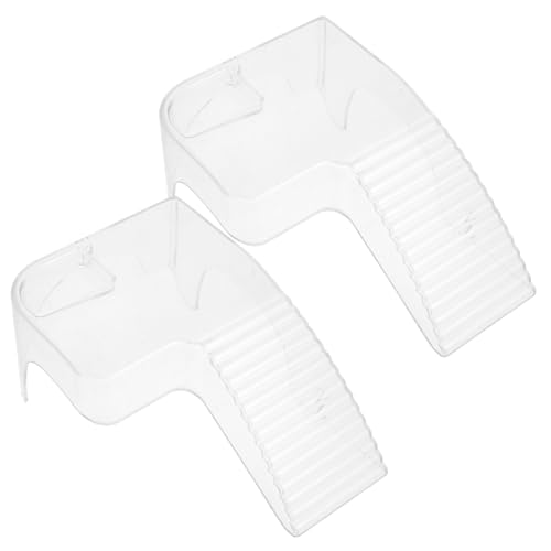 TOYANDONA 2 Stück Schildkröten Kletterplattform aus Bruchfestem Kunststoff Transparente Basking Rampe für Aquarium Multifunktionale Reptilien und Fischdekor für Terrarium und Aquarium TOYANDONA 2 Stück Schildkröten Kletterplattform aus Bruchfestem Kunststoff Transparente Basking Rampe für Aquarium Multifunktionale Reptilien und Fischdekor für Terrarium und Aquarium von TOYANDONA