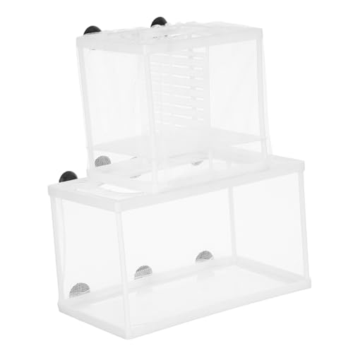 TOYANDONA 2 Stück Teiliges Fischzucht Netz mit Kunststoffrahmen Transparentes Isolationnetz für Aquarium Aufzuchtbox für Brut und Jungfische Langlebig Einfache für Laichkasten und TOYANDONA 2 Stück Teiliges Fischzucht Netz mit Kunststoffrahmen Transparentes Isolationnetz für Aquarium Aufzuchtbox für Brut und Jungfische Langlebig Einfache für Laichkasten und von TOYANDONA