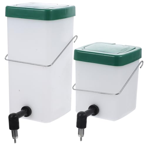 TOYANDONA 2 Stück Teiliges Kaninchen Trinkflaschen Auslaufsichere Abnehmbare Wasserspender für Hasen und Meerschweinchen Langlebig Einfache als Käfigzubehör von TOYANDONA