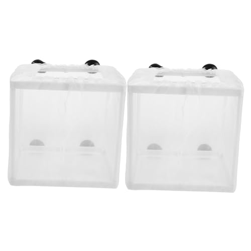 TOYANDONA 2 Stück Teiliges Kleines Fischzucht Isolationsbox Transparente Aquarium Brutbox mit Feinem Netz Schwimmender Inkubator für Guppy Betta Clownfisch Optimierte Wasserzirkulation TOYANDONA 2 Stück Teiliges Kleines Fischzucht Isolationsbox Transparente Aquarium Brutbox mit Feinem Netz Schwimmender Inkubator für Guppy Betta Clownfisch Optimierte Wasserzirkulation von TOYANDONA